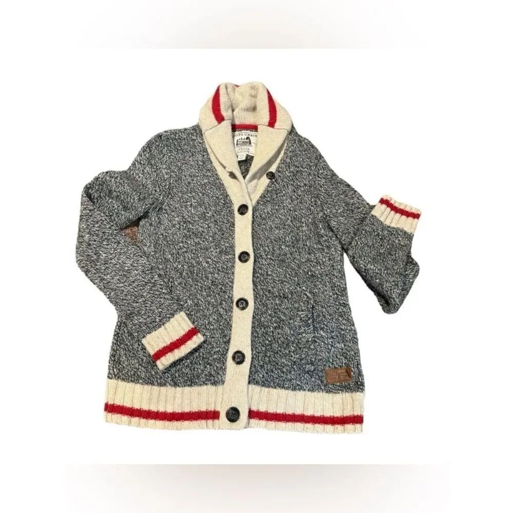 🛍️ HOST PICK! 🍾Roots Unisex Cabin Knit Shawl Collar Cardigan Sweater
